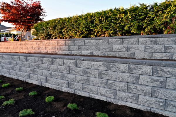 Concrete Retaining Wall Installation in Roanoke