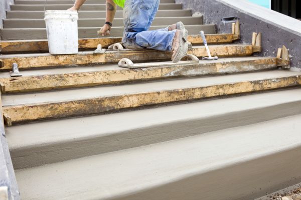 Concrete Steps Pouring in Roanoke