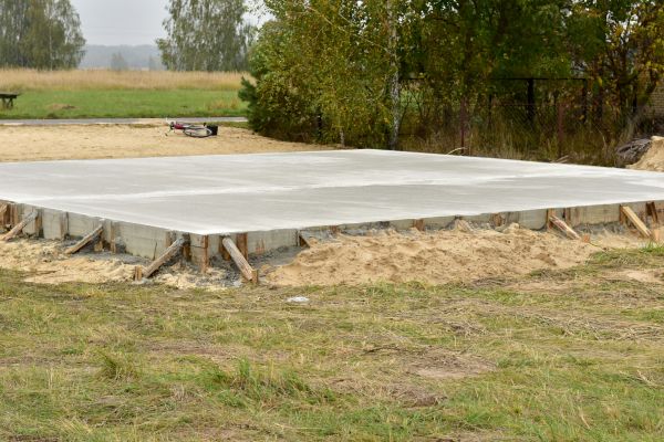 Concrete Base Installation in Roanoke