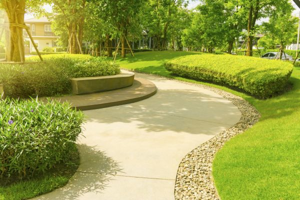 Cement Walkway Installation in Roanoke