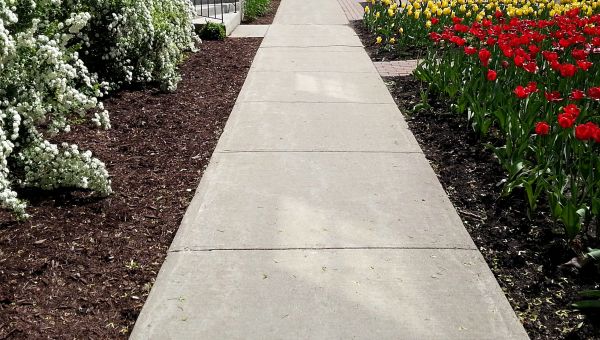 Cement Sidewalk Installation in Roanoke