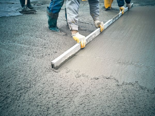 Cement Slab Installation in Roanoke