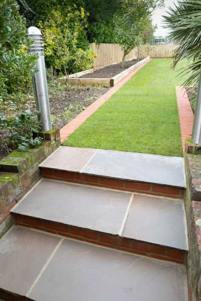 Backyard Steps Installation in Roanoke