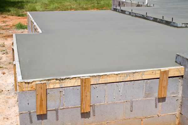 Concrete Slab Installation in Roanoke