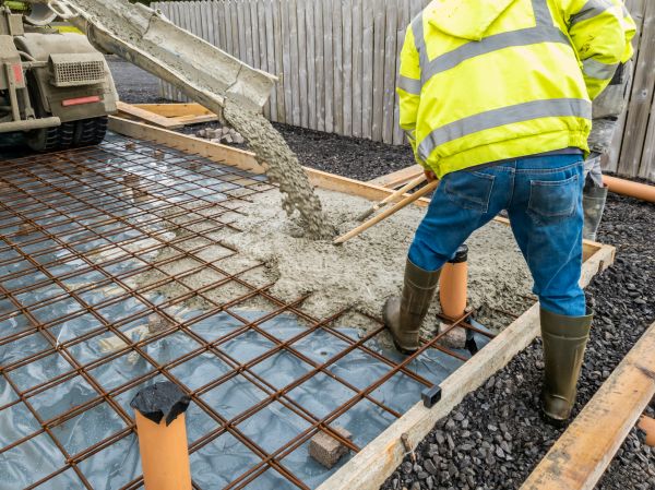 Basement Slab Pouring in Roanoke
