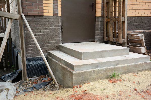 Cement Steps Construction in Roanoke