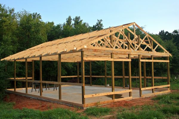 Barn Pad Installation in Roanoke