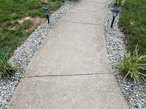 Cement Path Construction in Roanoke
