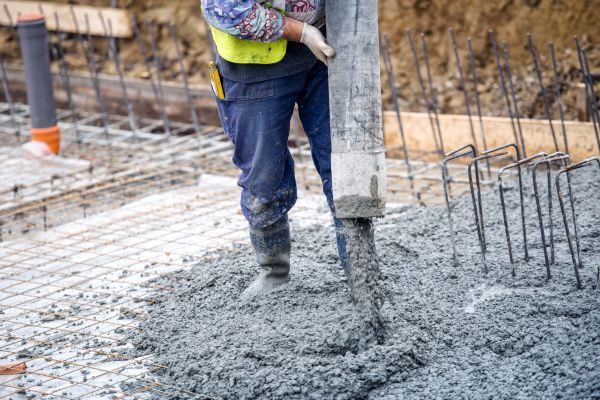 Cabin Foundation Pouring in Roanoke