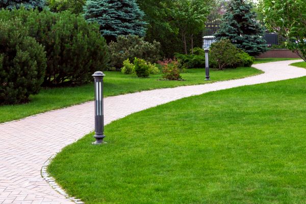Backyard Sidewalk Installation in Roanoke